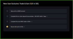 MEXC DEX+ Super Fest Rewards for New Users