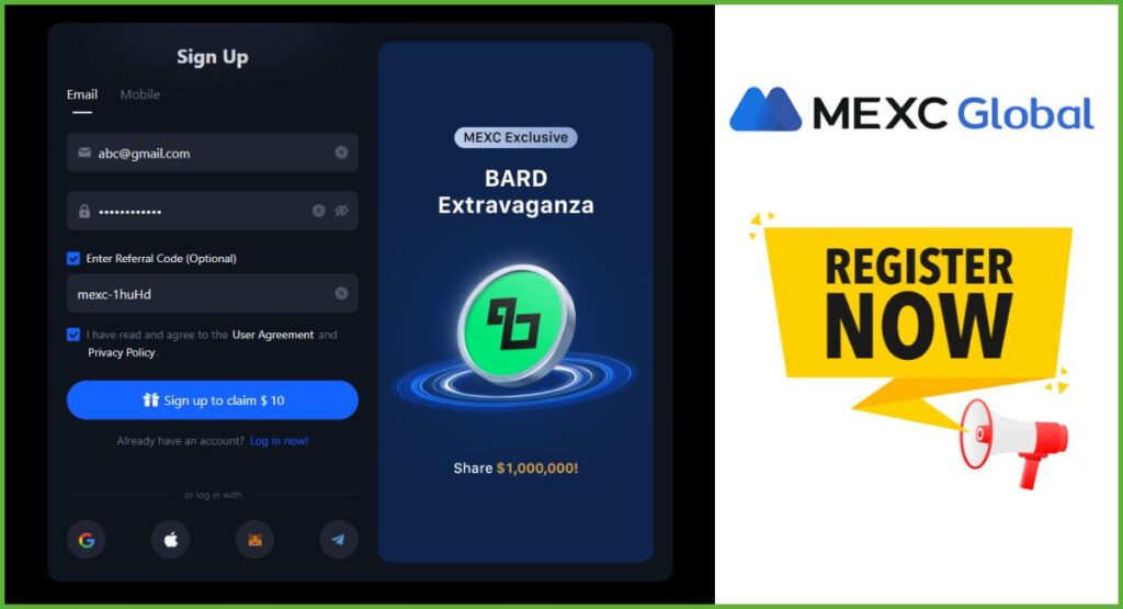 Step-by-Step Guide to Creating a MEXC Account
